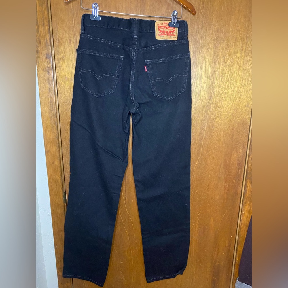 Levi's Men's Black Jeans. 550. 30w 34L. 30x34